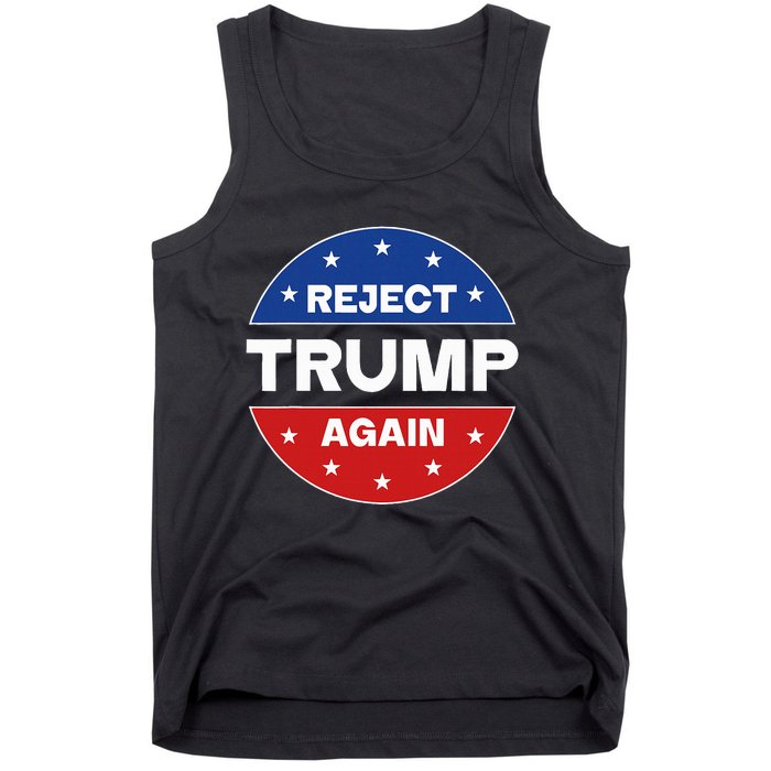 Reject Trump Again Election 2024 Tank Top