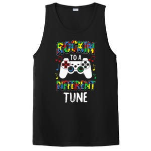 Rockin' To A Different Tune Panda ASD Awareness PosiCharge Competitor Tank