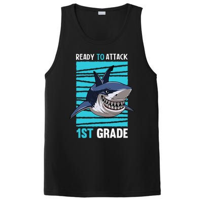 Ready To Attack 1st Grade First Day of School PosiCharge Competitor Tank