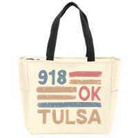 Retro Tulsa Area Code 918 Residents State Oklahoma Zip Tote Bag