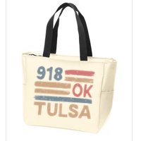 Retro Tulsa Area Code 918 Residents State Oklahoma Zip Tote Bag