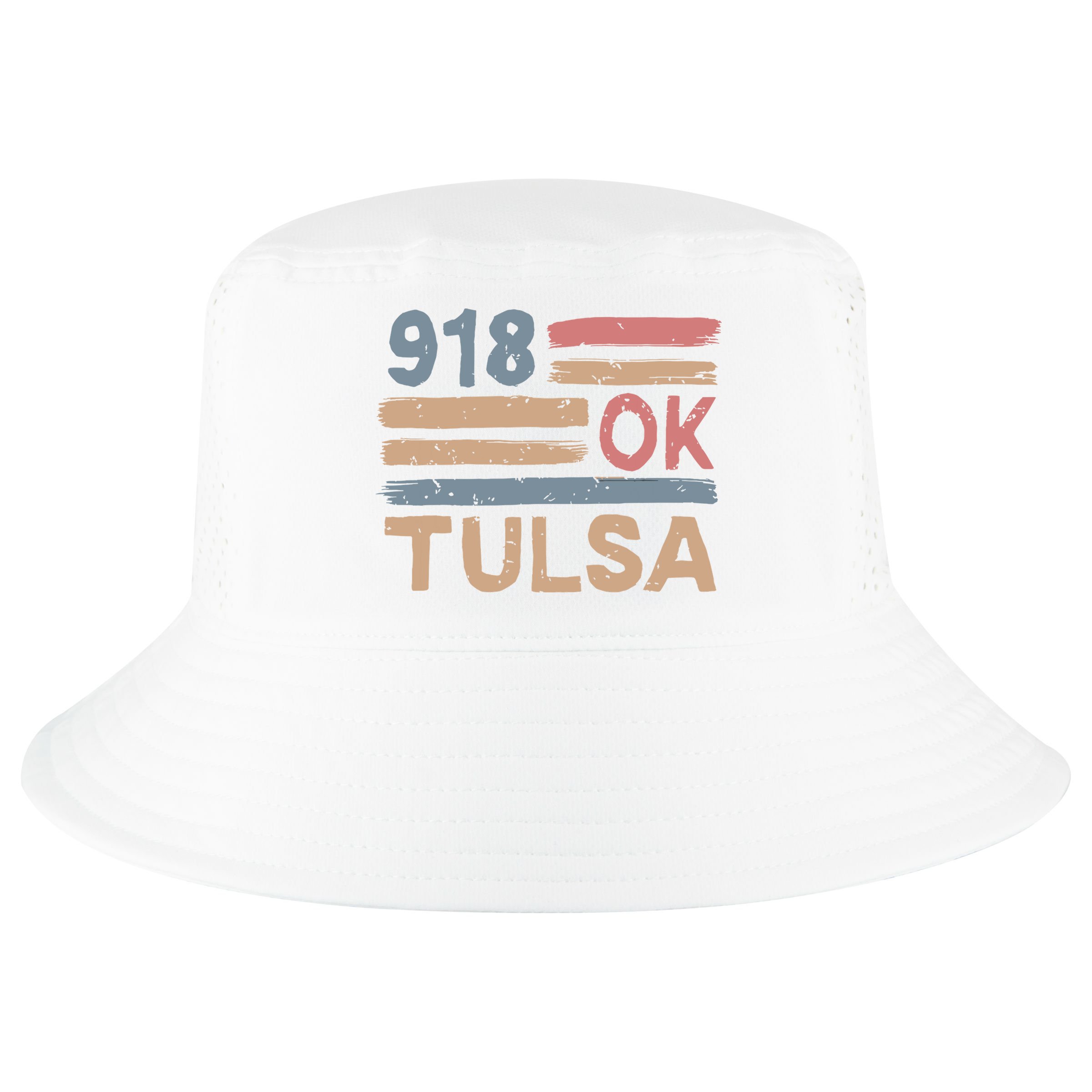 Retro Tulsa Area Code 918 Residents State Oklahoma Cool Comfort Performance Bucket Hat