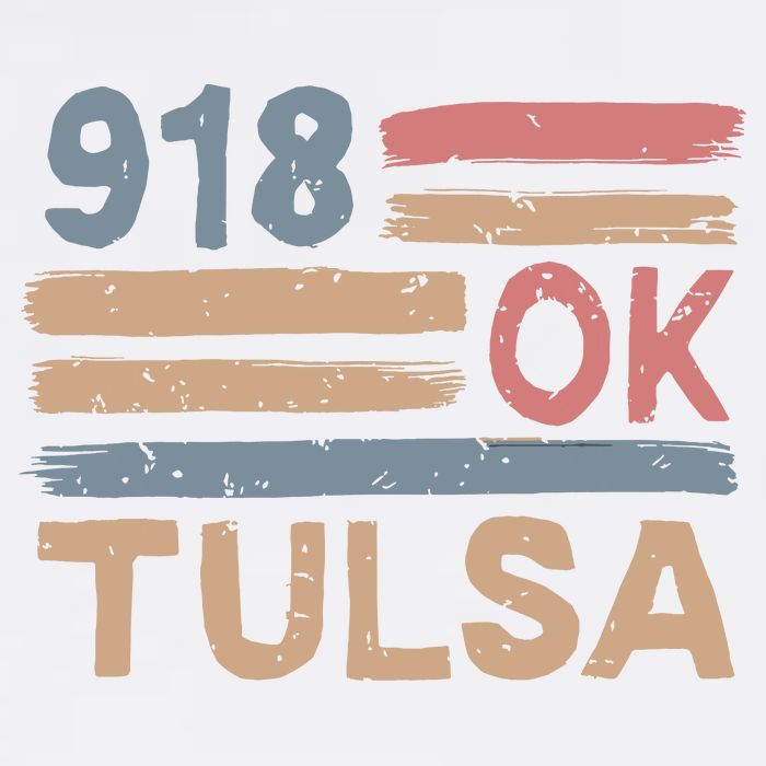 Retro Tulsa Area Code 918 Residents State Oklahoma Bucket Hat