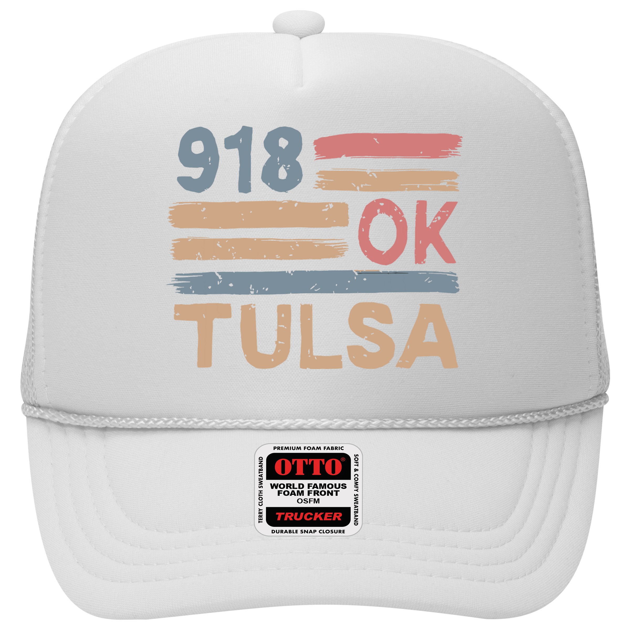 Retro Tulsa Area Code 918 Residents State Oklahoma Hat