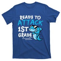 Ready To Attack First Grade Shark Cute 1St Grade Gift T-Shirt