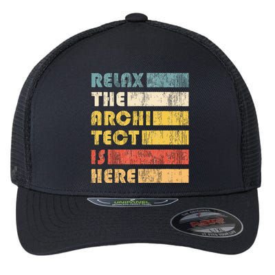 Relax The Architect For Civil Engineers & Architects Flexfit Unipanel Trucker Cap