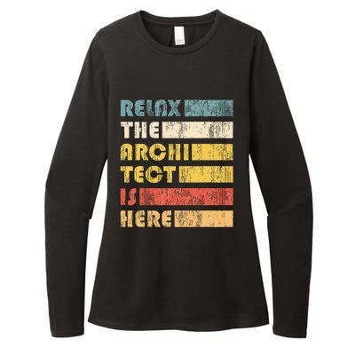 Relax The Architect For Civil Engineers & Architects Womens CVC Long Sleeve Shirt