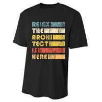 Relax The Architect For Civil Engineers & Architects Performance Sprint T-Shirt