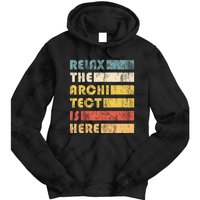 Relax The Architect For Civil Engineers & Architects Tie Dye Hoodie