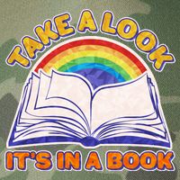 Retro Take A Look It's In A Book Reading Fan Legacy Tie Dye Trucker Hat