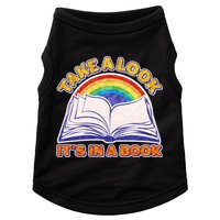 Retro Take A Look It's In A Book Reading Fan Doggie Tank