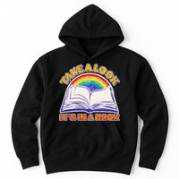 Retro Take A Look It's In A Book Reading Fan Hoodie