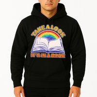 Retro Take A Look It's In A Book Reading Fan Hoodie