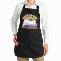Retro Take A Look It's In A Book Reading Fan Apron