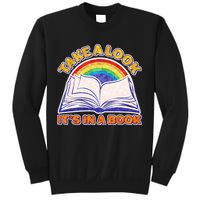 Retro Take A Look It's In A Book Reading Fan Sweatshirt