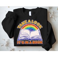 Retro Take A Look It's In A Book Reading Fan Sweatshirt