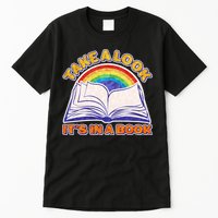 Retro Take A Look It's In A Book Reading Fan Tall T-Shirt