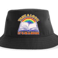 Retro Take A Look It's In A Book Reading Fan Sustainable Bucket Hat