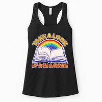 Retro Take A Look It's In A Book Reading Fan Womens Tank Top