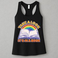 Retro Take A Look It's In A Book Reading Fan Womens Tank Top