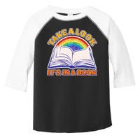 Retro Take A Look It's In A Book Reading Fan Toddler Fine Jersey T-Shirt