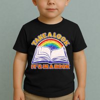 Retro Take A Look It's In A Book Reading Fan Toddler T-Shirt