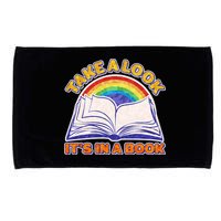 Retro Take A Look It's In A Book Reading Fan Microfiber Hand Towel