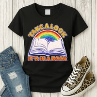 Retro Take A Look It's In A Book Reading Fan Womens T-Shirt