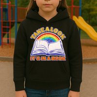 Retro Take A Look It's In A Book Reading Fan Kids Hoodie