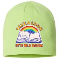 Retro Take A Look It's In A Book Reading Fan Sustainable Beanie