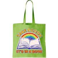 Retro Take A Look It's In A Book Reading Fan Bag