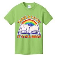 Retro Take A Look It's In A Book Reading Fan Kids T-Shirt
