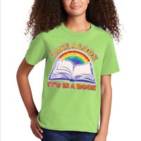 Retro Take A Look It's In A Book Reading Fan Kids T-Shirt