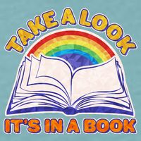 Retro Take A Look It's In A Book Reading Fan Sueded Cloud Jersey T-Shirt
