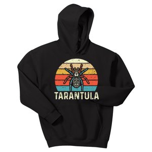 Retro Tarantula Arthropod Arachnid Arachnophile Spider Kids Hoodie