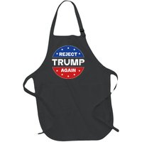 Reject Trump Again Election 2024 Full-Length Apron With Pockets