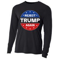 Reject Trump Again Election 2024 Cooling Performance Long Sleeve Crew