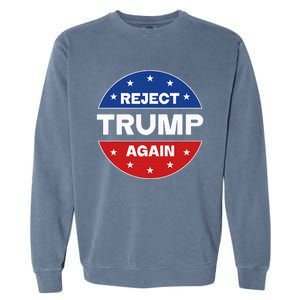 Reject Trump Again Election 2024 Garment-Dyed Sweatshirt