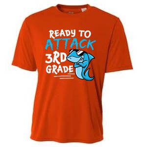 Ready To Attack 3rd Grade Back To School First Day Of School Cooling Performance Crew T-Shirt