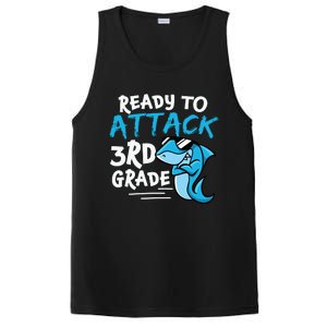 Ready To Attack 3rd Grade Back To School First Day Of School PosiCharge Competitor Tank