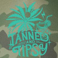 Retro Tanned And Tipsy Beach Summer Vacation Funny Legacy Tie Dye Trucker Hat