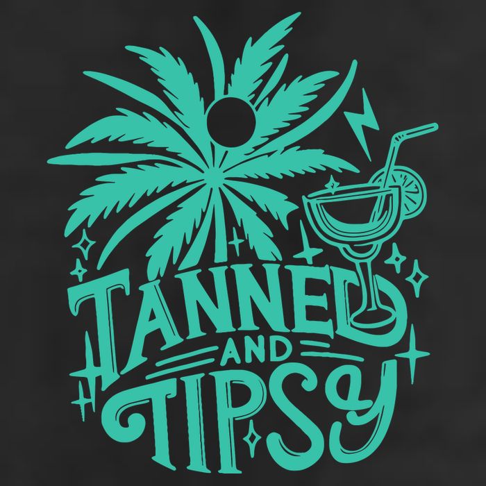 Retro Tanned And Tipsy Beach Summer Vacation Funny Hat