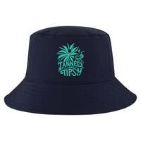 Retro Tanned And Tipsy Beach Summer Vacation Funny Cool Comfort Performance Bucket Hat