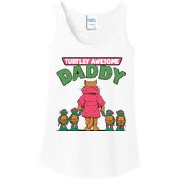 Retro Turtley Awesome Daddy Ladies Essential Tank