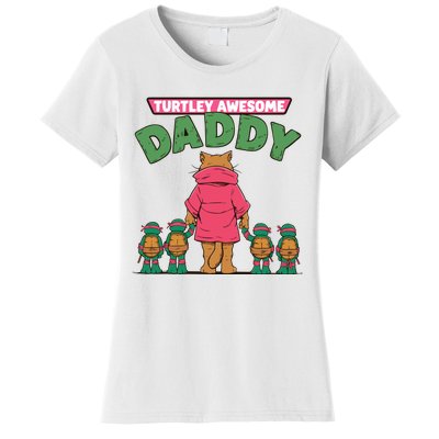 Retro Turtley Awesome Daddy Women's T-Shirt