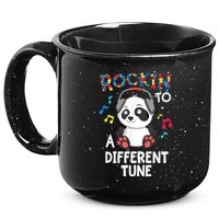 Rockin To A Different Tune Autism Awarness 15oz Campfire Ceramic Mug