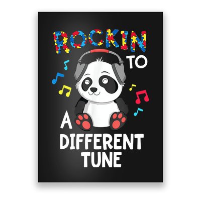 Rockin To A Different Tune Autism Awarness Poster