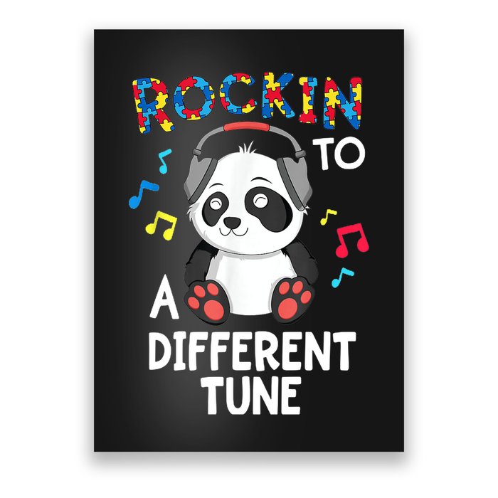 Rockin To A Different Tune Autism Awarness Poster