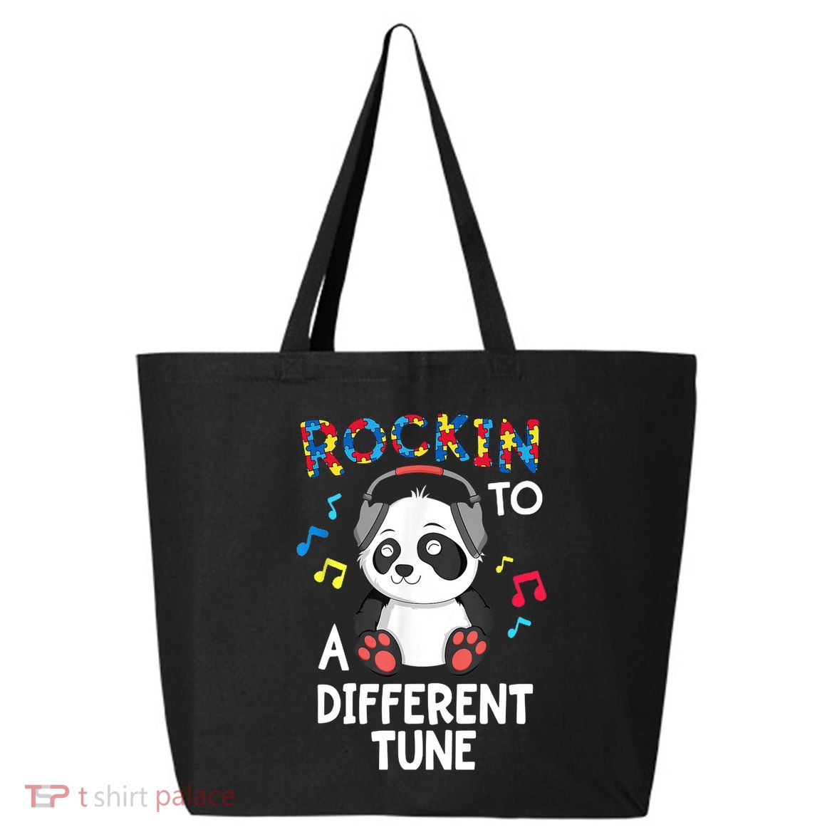 Rockin To A Different Tune Autism Awarness 25L Jumbo Tote