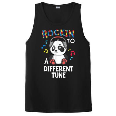 Rockin To A Different Tune Autism Awarness PosiCharge Competitor Tank